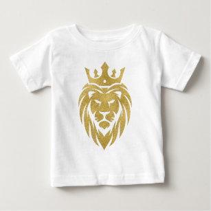 Löwe mit Krone - Goldstil 3 Baby T-shirt