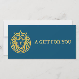 Löwe mit Krone - Goldstil 4