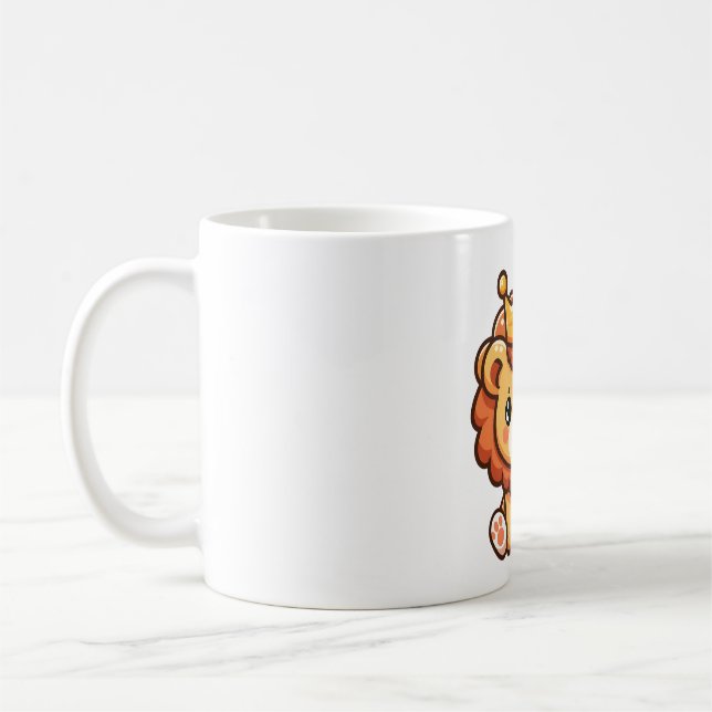 Löwe mit Krone Kaffeetasse (Links)