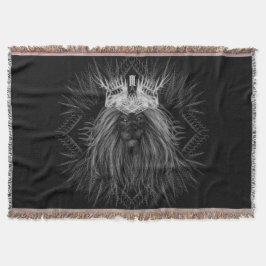 Löwe mit Kronenmonogramm Decke