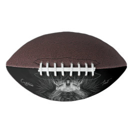 Löwe mit Kronenmonogramm-Fußball Football