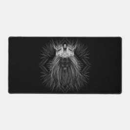 Löwe mit Kronenmonogramm Schreibtischunterlage