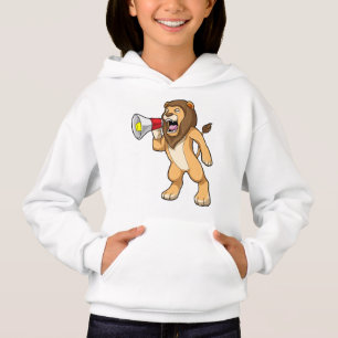 Löwe mit Mikrofon Hoodie