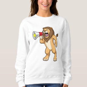 Löwe mit Mikrofon Sweatshirt