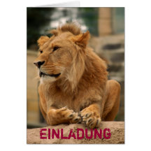 Löwe mit Punkerfrisur