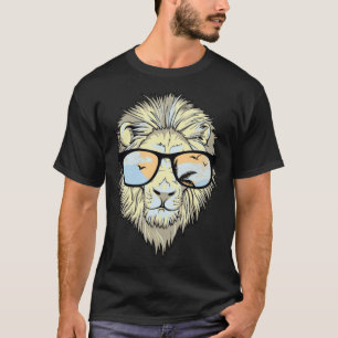 Löwe mit Shades Lion T-Shirt