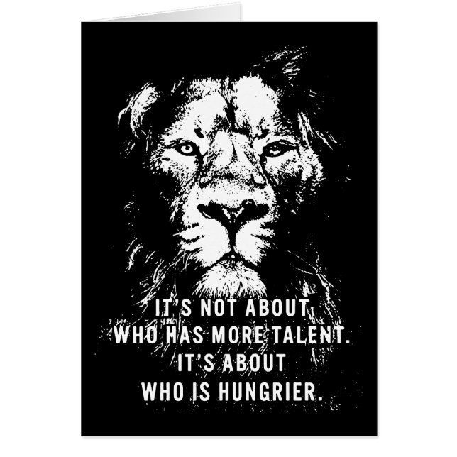 Löwe - Motivierend Wörter - Inspiration (Vorne)