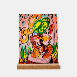 Löwe nur kalt acrylschild