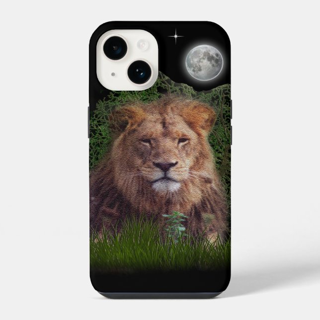 Löwe Phone 14 Hülle iPhone 14 Hülle (Rückseite)