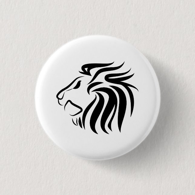 Löwe-Piktogramm-Taste Button (Vorderseite)