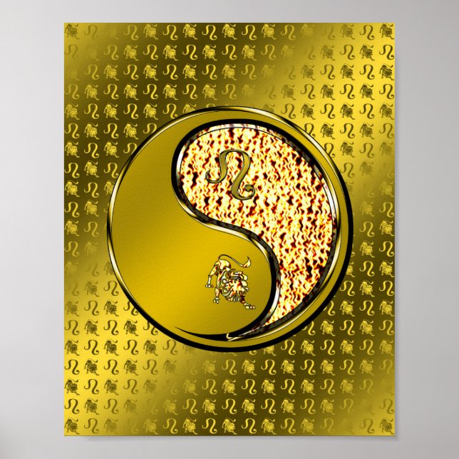 Löwe Poster (Vorne)
