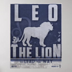 Löwe Poster