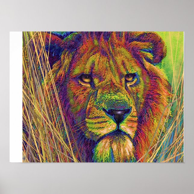 Löwe Poster (Vorne)