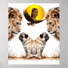 Löwe  poster