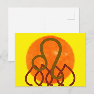 Löwe Postkarte