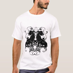 Löwe Rampant Renaissance-Hochzeit T-Shirt
