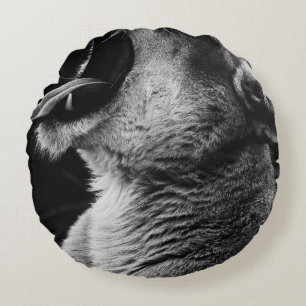 Löwe Rundes Kissen