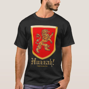 Löwe-Schild-Entwurf T-Shirt