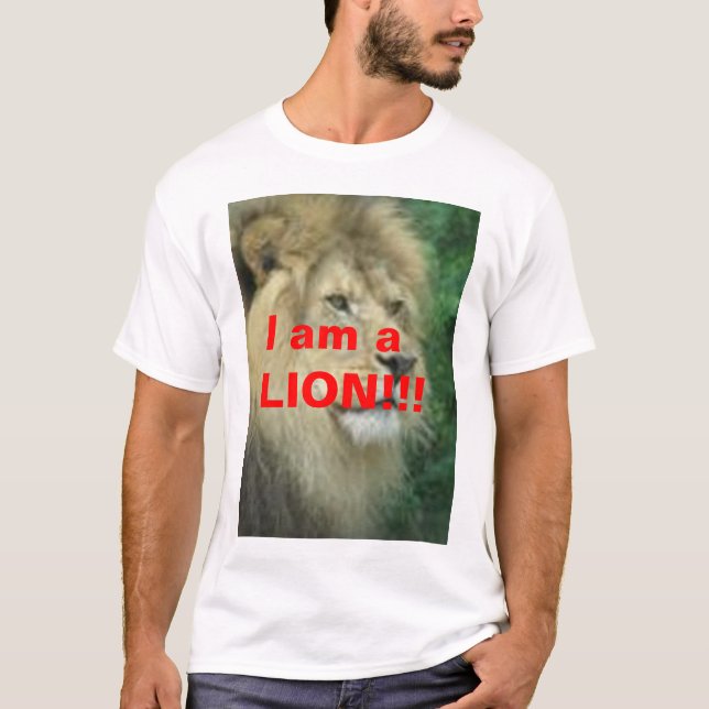 Löwe-Shirt T-Shirt (Vorderseite)