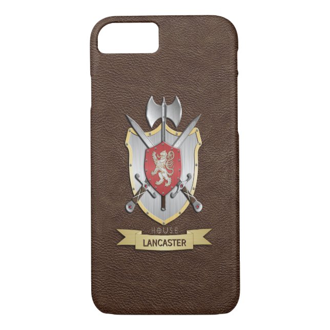 Löwe Sigil Kampf-Wappen Brown Case-Mate iPhone Hülle (Rückseite)