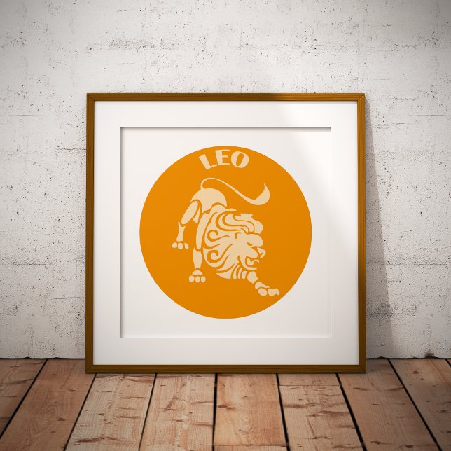 Löwe, Sternzeichen, Horoskop, Astrologie Poster (Von Creator hochgeladen)