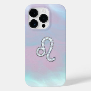 Löwe-Sternzeichen im Pastell-Nacre-Stil Case-Mate iPhone 14 Pro Hülle
