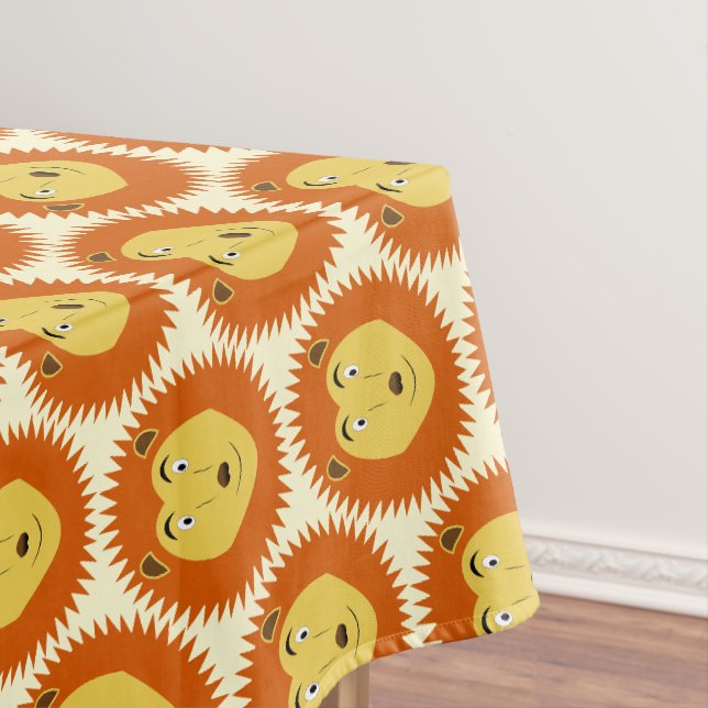 Löwe-Sternzeichen Löwe Geburtstagsmuster Tischdecke (Beispiel)