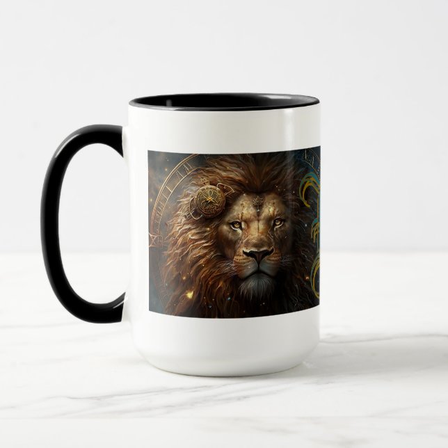 Löwe-Sternzeichen Tasse (Links)