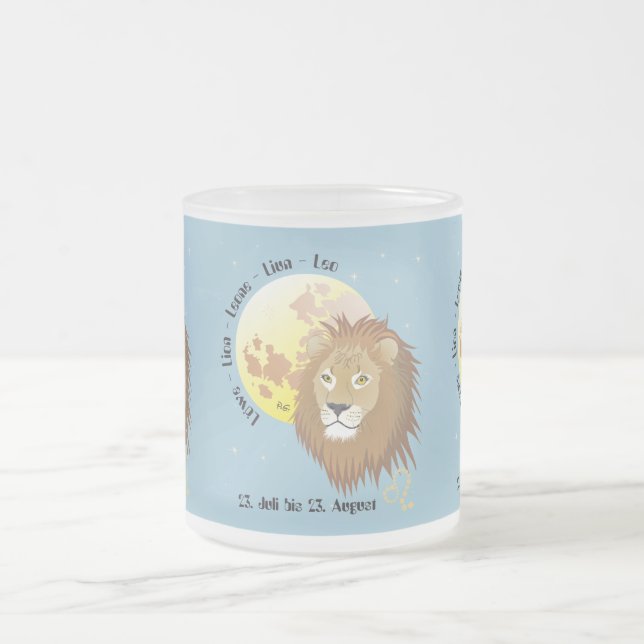 Löwe - Sternzeichen Tasse (Mittel)