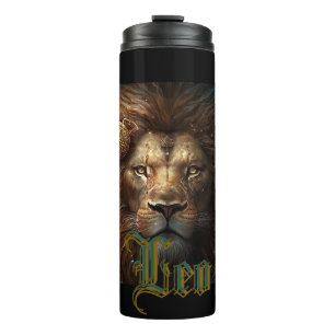 Löwe-Sternzeichen Thermosbecher