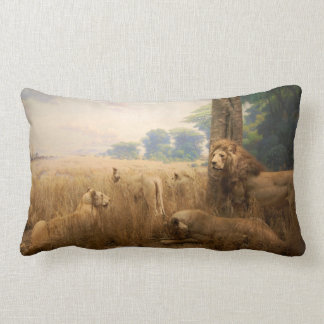 Löwe-Stolz-Wurfs-Kissen Lendenkissen