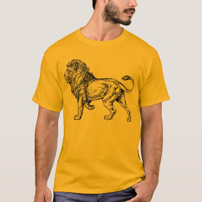 Löwe-T - Shirt (Vorderseite)