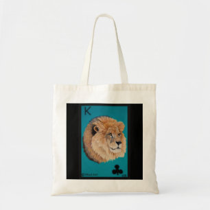 Löwe-Taschen-Tasche durch Elizabeth-Schwarzes Tragetasche