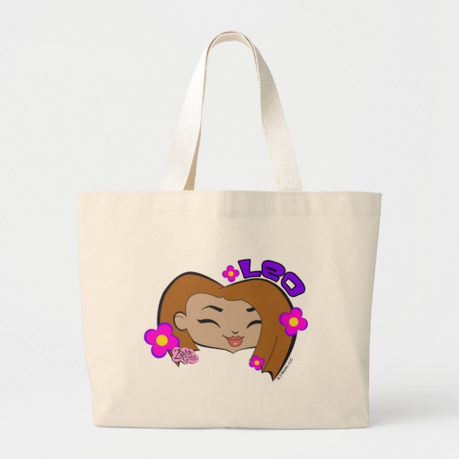 Löwe-Taschen-Tasche Jumbo Stoffbeutel (Vorne)