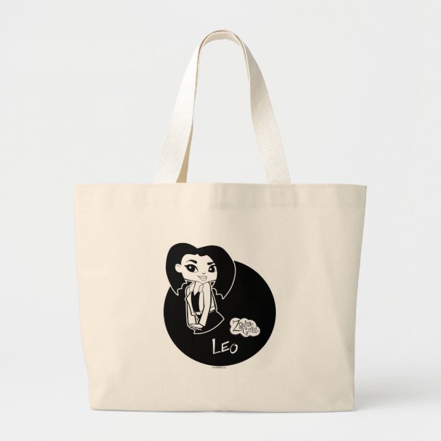 Löwe-Taschen-Tasche Jumbo Stoffbeutel (Vorne)