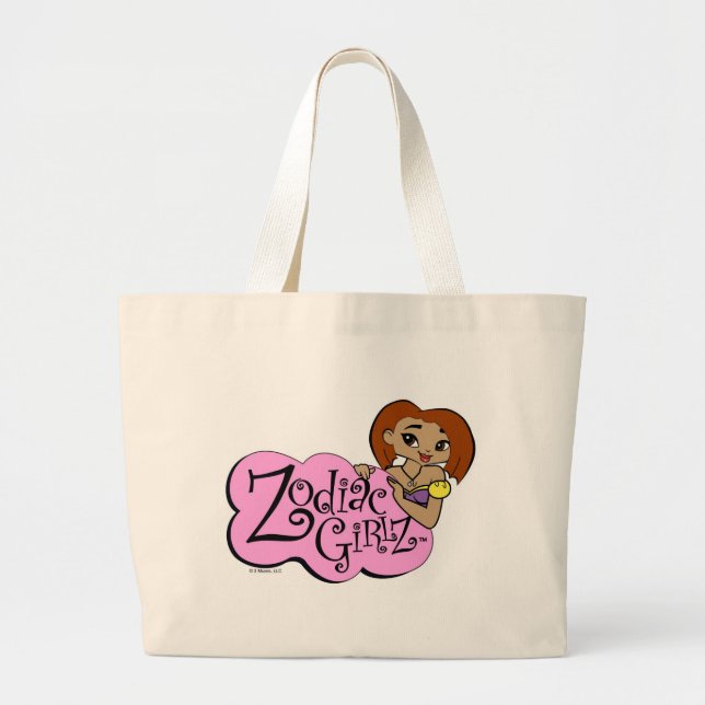 Löwe-Taschen-Tasche Jumbo Stoffbeutel (Vorne)
