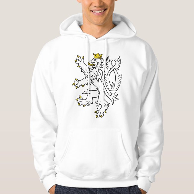 Löwe theech Republik, tschechisch Hoodie (Vorderseite)