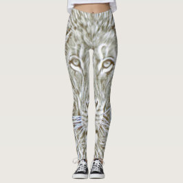 Löwe-Tierdruck-Sport Leggings