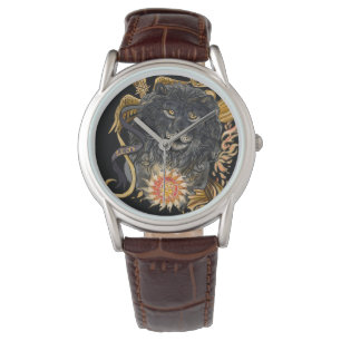 Löwe-Tierkreis Armbanduhr