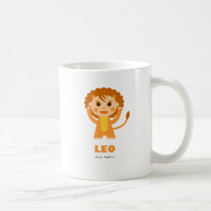 Löwe-Tierkreis für Kinder Kaffeetasse