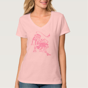 Löwe-Tierkreis-Symbol-Schmutz am 23. Juli - 22. T-Shirt