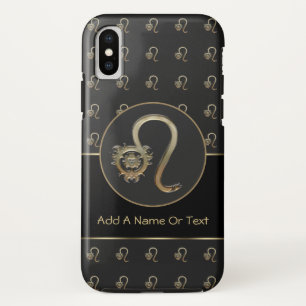 Löwe-Tierkreis-Zeichen personalisiert iPhone X Hülle
