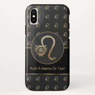 Löwe-Tierkreis-Zeichen personalisiert iPhone X Hülle