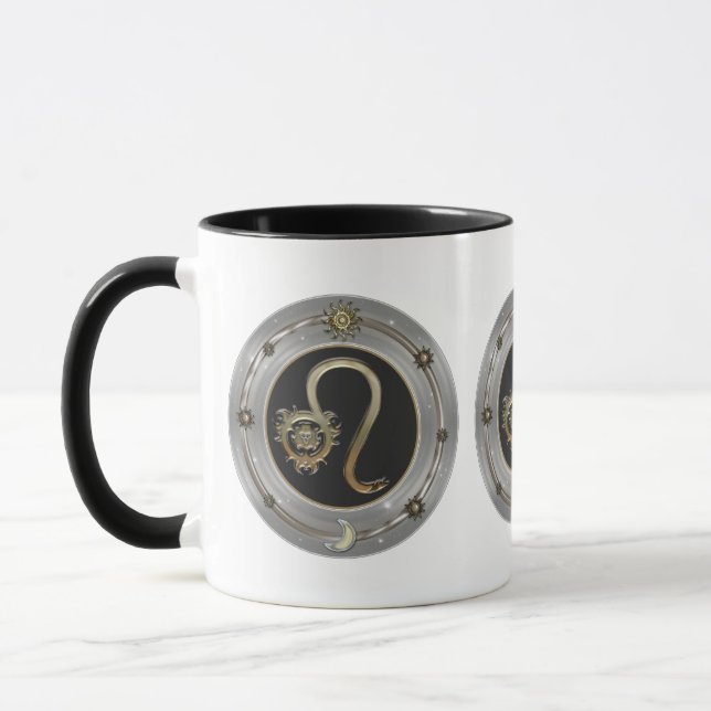 Löwe-Tierkreis-Zeichen-Tassen Tasse (Links)