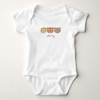 Löwe-Tiger u. Bären. Oh mein Baby Strampler