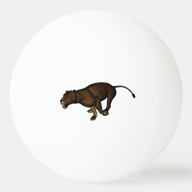 Löwe Tischtennisball (Vorderseite)