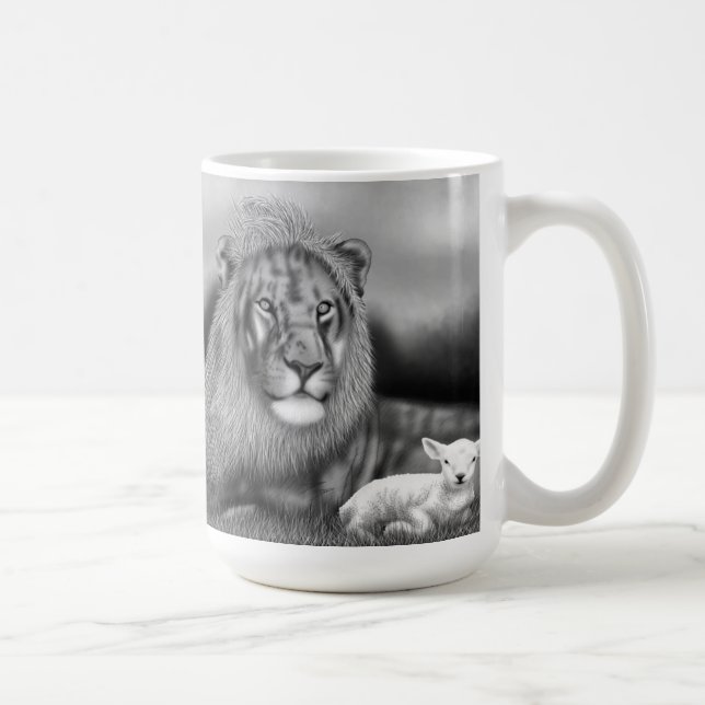 Löwe u. das Lamm Kaffeetasse (Rechts)