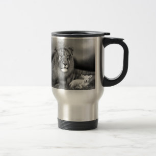Löwe u. das Lamm Reisebecher