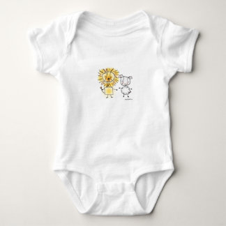 Löwe u. Lamm Baby Strampler
