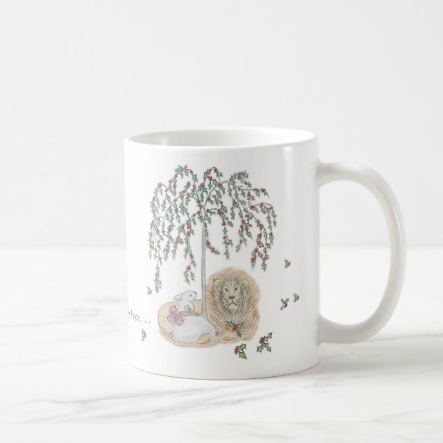 Löwe-u. Lamm-Tasse Kaffeetasse (Rechts)